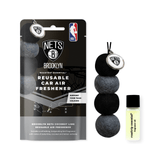 NBA Smelly Balls Set - Brooklyn Nets - Re-useable Car Air Freshener