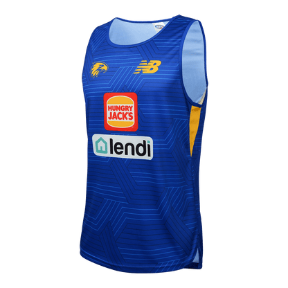 AFL 2023 Training Singlet - West Coast Eagles - Mens - NEW BALANCE