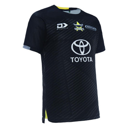 NRL 2024 ALT Training Tee - North Queensland Cowboys - Black - Adult - DYNASTY