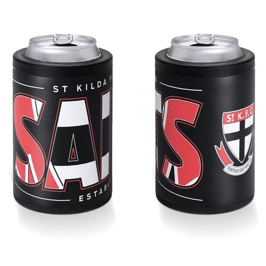 AFL Insulated Can Cooler - St Kilda Saints - Stubby Cooler - Twist Top Lid