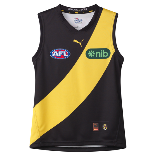 AFL 2025 Home Guernsey - Richmond Tigers - Youth - Kids