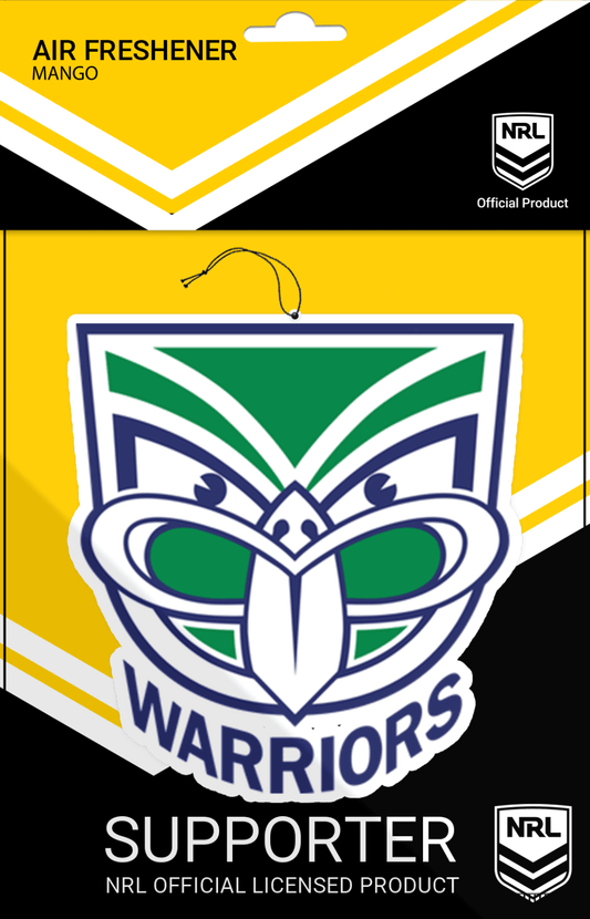 NRL Car Air Freshener - New Zealand Warriors - Rugby League