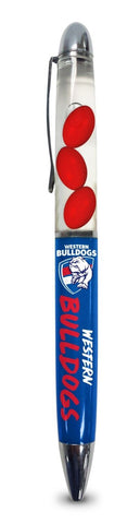 AFL Floating Pen - Western Bulldogs - Twist Open - Black Ink