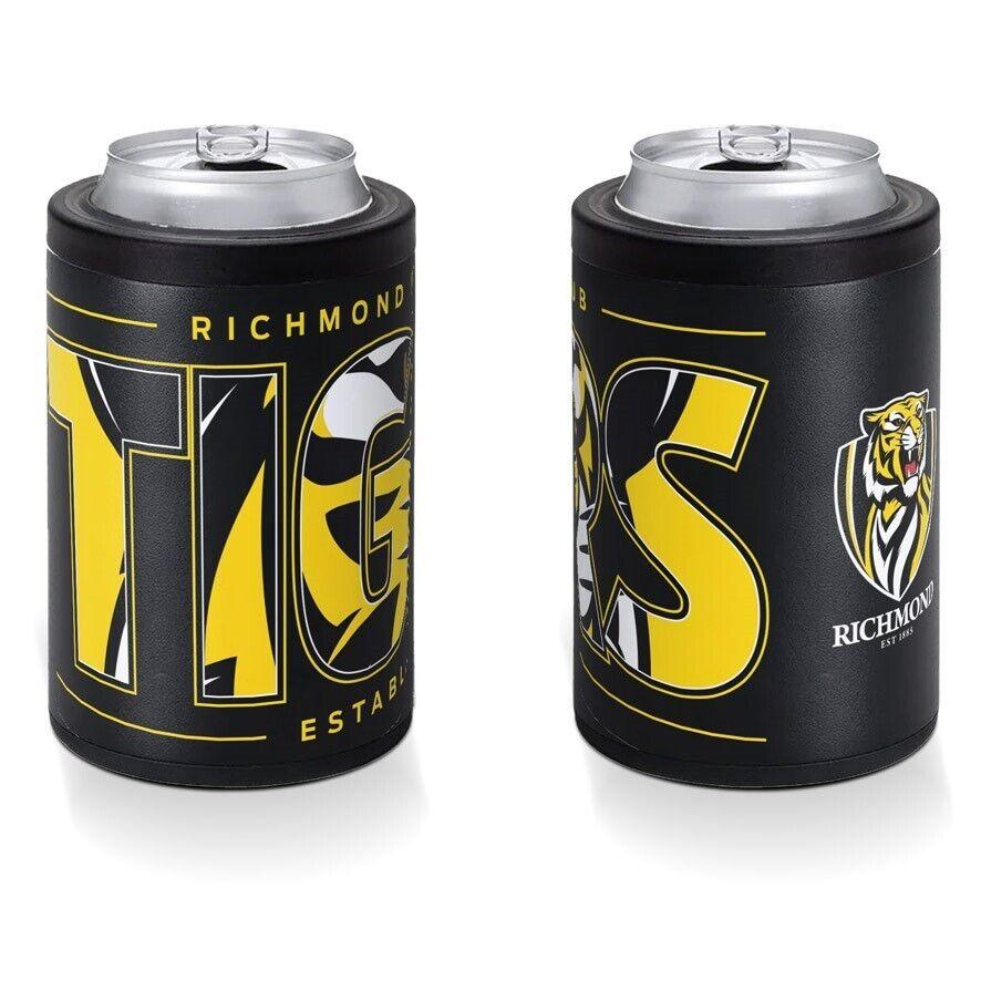 AFL Insulated Can Cooler - Richmond Tigers - Stubby Cooler - Twist Top Lid