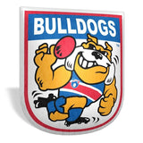 AFL Mascot Shaped Cushion - Western Bulldogs - 35cm x 40cm - Pillow