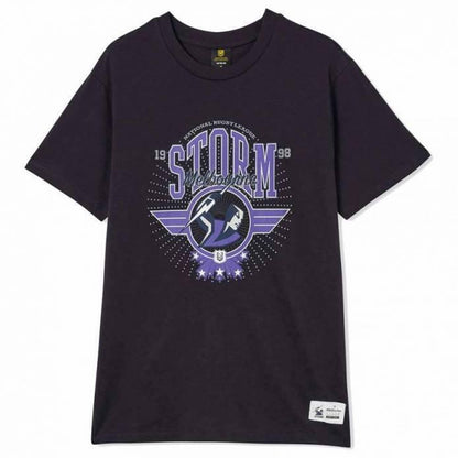 NRL Club Starburst Tee Shirt - Melbourne Storm - Adult