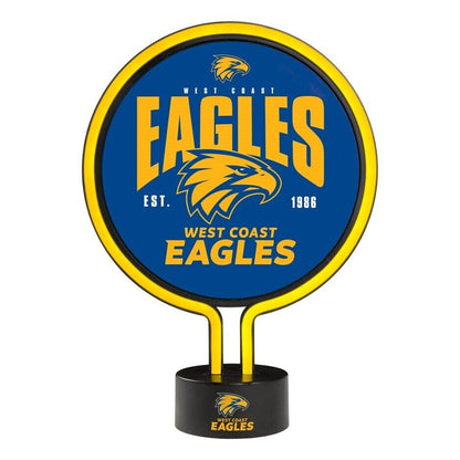 AFL Neon Light - West Coast Eagles - 30 x 21.5 x 8.5cm - Team Logo