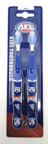 AFL Mascot Kids Toothbrush - Western Bulldogs - Soft/Medium