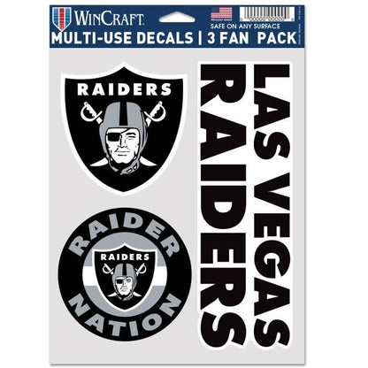 NBA 3 Decal Value Pack - Las Vegas Raiders - Sticker