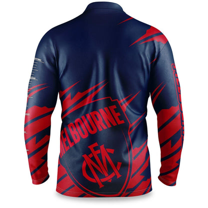 AFL 'Ignition' Fishing Shirt - Melbourne Demons - Adult - Mens - Polo