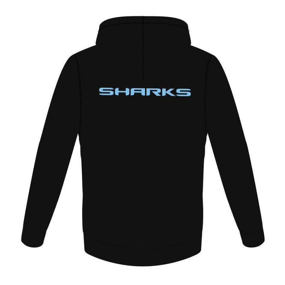 NRL 2024 Full Zip Hoodie - Cronulla Sharks - Adult - Mens - Jumper - Classic