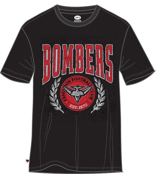 AFL Arch Graphic Tee Shirt - Essendon Bombers - Mens T-Shirt