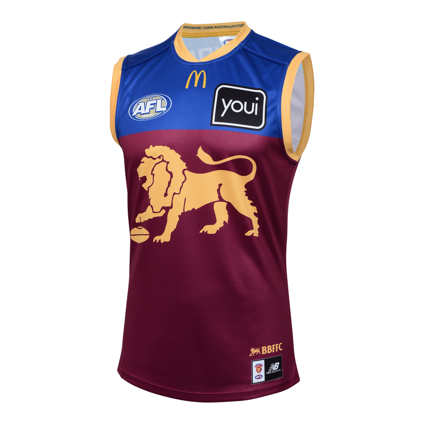 AFL 2025 Home Guernsey - Brisbane Lions - Adult - Mens