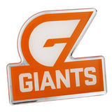 AFL Logo Emblem - GWS Giants - Supporter Car Badge