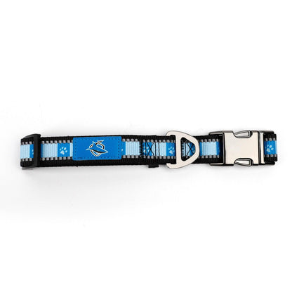 NRL Adjustable Dog Collar - Cronulla Sharks - Small & Large