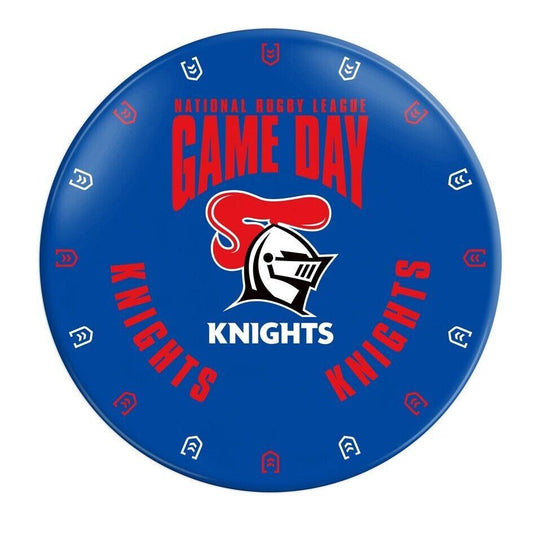 NRL Snack Plate - Newcastle Knights - 20cm diameter - Melamine - Single