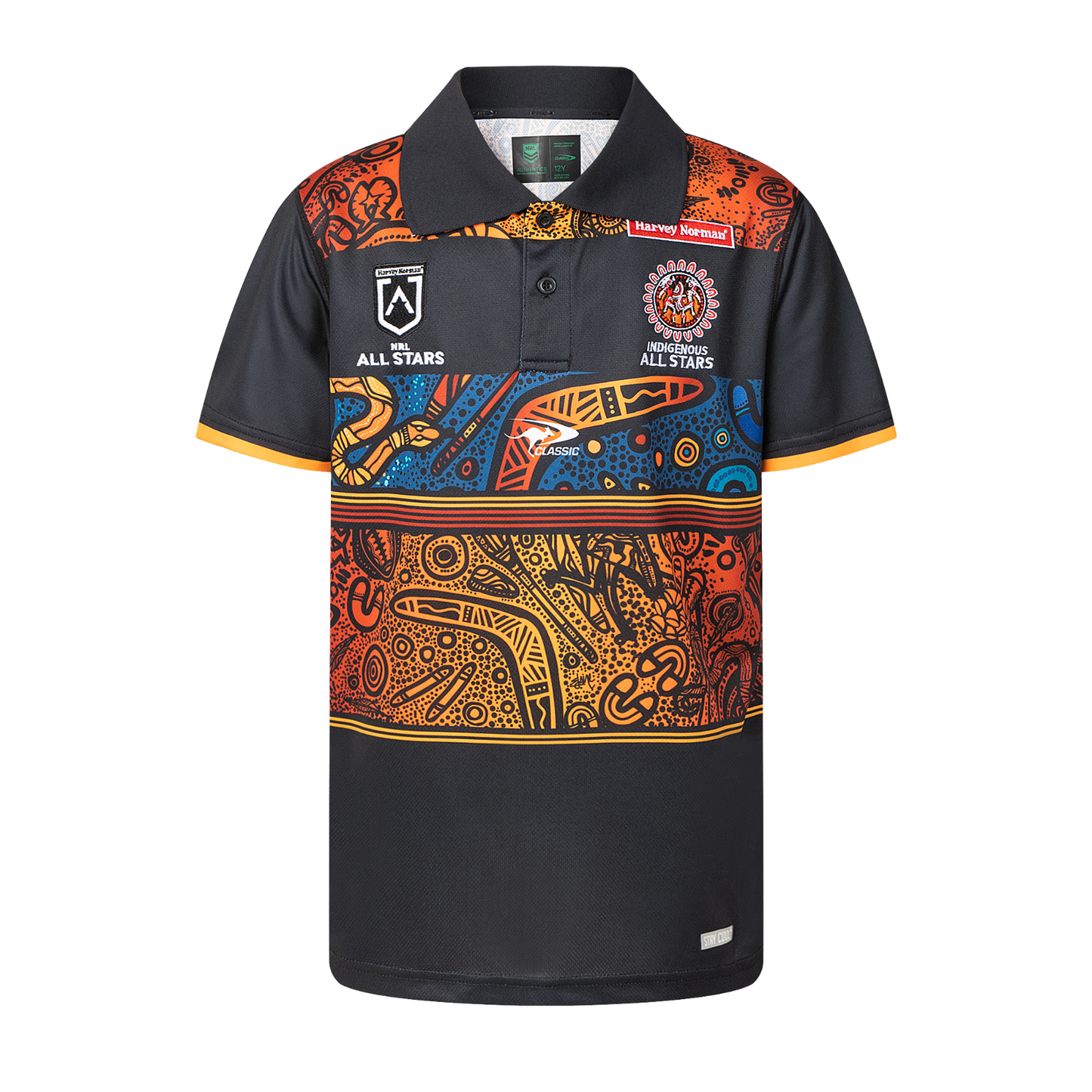 NRL 2025 Team Polo - Indigenous All Stars - Youth - Kids