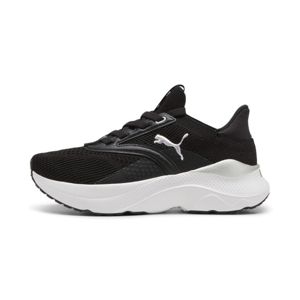 PUMA Softride Mayve Jr Shoe - Black/White - Youth - Kids