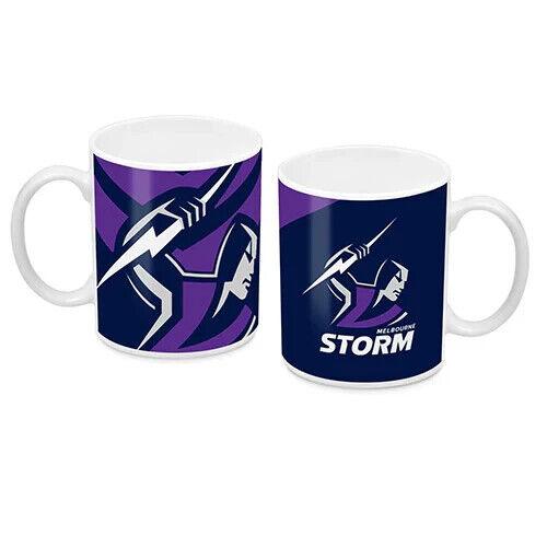 NRL Coffee Mug - Melbourne Storm - Drinking Cup - Gift Box -