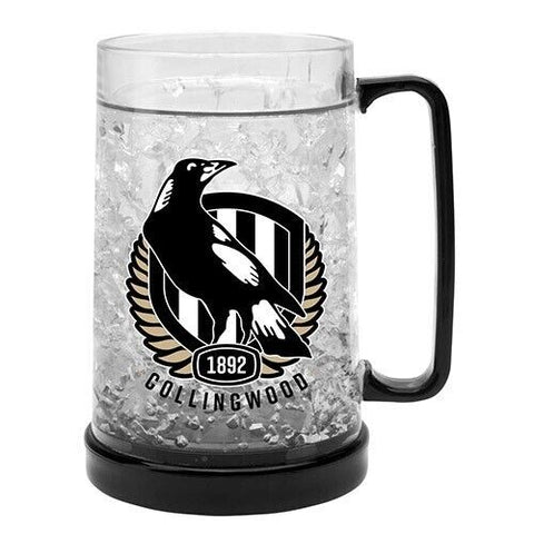 AFL Freeze Mug - Collingwood Magpies - 375ML - Gel Freeze Mug Cup