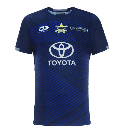 NRL 2024 Training Tee - North Queensland Cowboys - Navy - Adult - DYNASTY