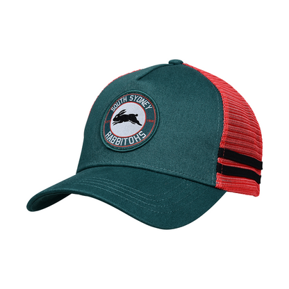 NRL Stripe Trucker Cap - South Sydney Rabbitohs - Hat - Adult - One Size