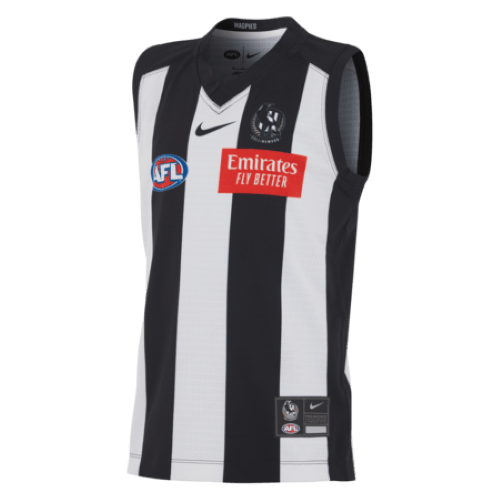 AFL 2024 Home Guernsey - Collingwood Magpies - Youth - Kids