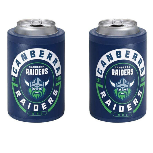 NRL Insulated Can Cooler - Canberra Raiders - Stubby Cooler - Twist Top Lid