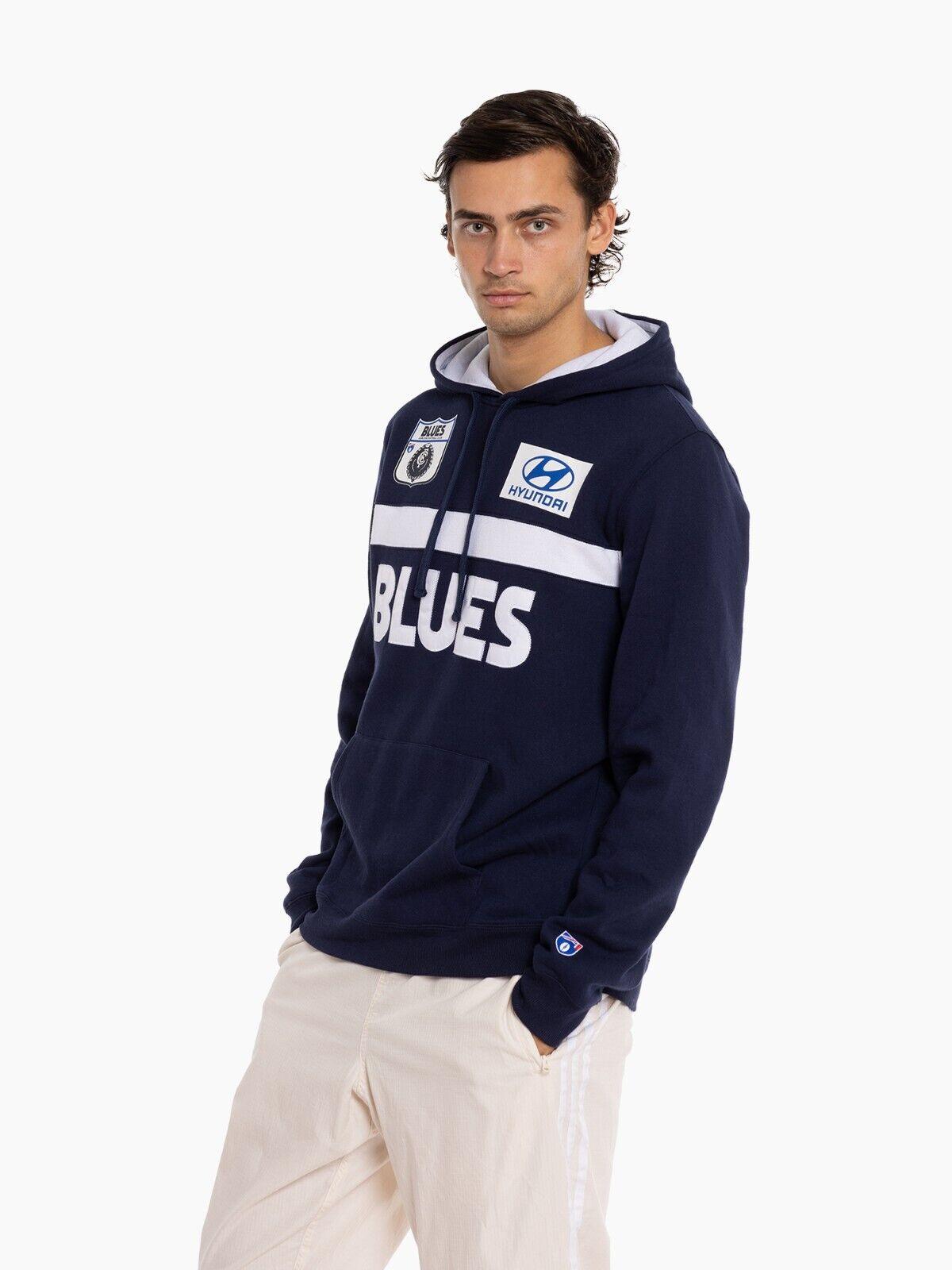 AFL Throwback OTH Hoodie - Carlton Blues - Adult - Hoody - Jumper