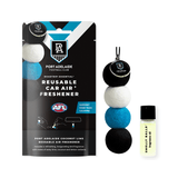 AFL Smelly Balls Set - Port Adelaide Power - Re-useable Car Air Freshener