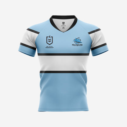 NRL Supporter Jersey - Cronulla Sharks - Youth - Kids - BLUE BACK