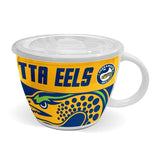 NRL Soup Mug with Lid - Paramatta Eels - Ceramic - 850mL Capacity