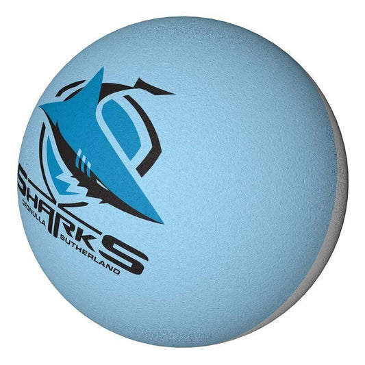 NRL Rubber High Bounce Hand Ball - Cronulla Sharks - Single - 6cm