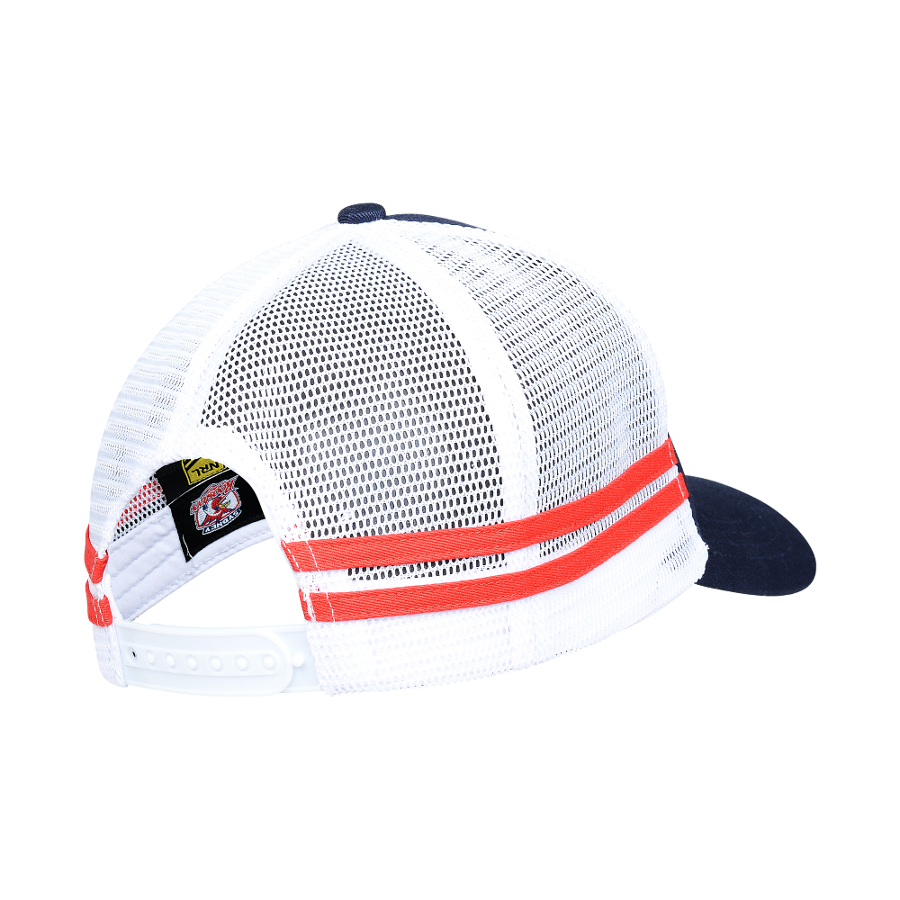 NRL Stripe Trucker Cap - Sydney Roosters - Hat - Adult - One Size