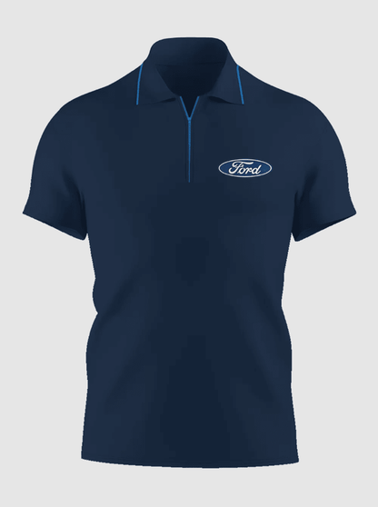 FORD Polyester Polo Shirt - Tee T-Shirt - Adult - Mens - Logo Tee