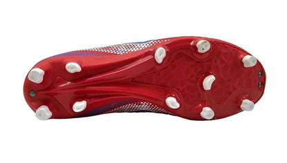 NOMIS Prodigy 2.0 FG Football Boots - Red/Royal/White - Youth - Kids - Shoe