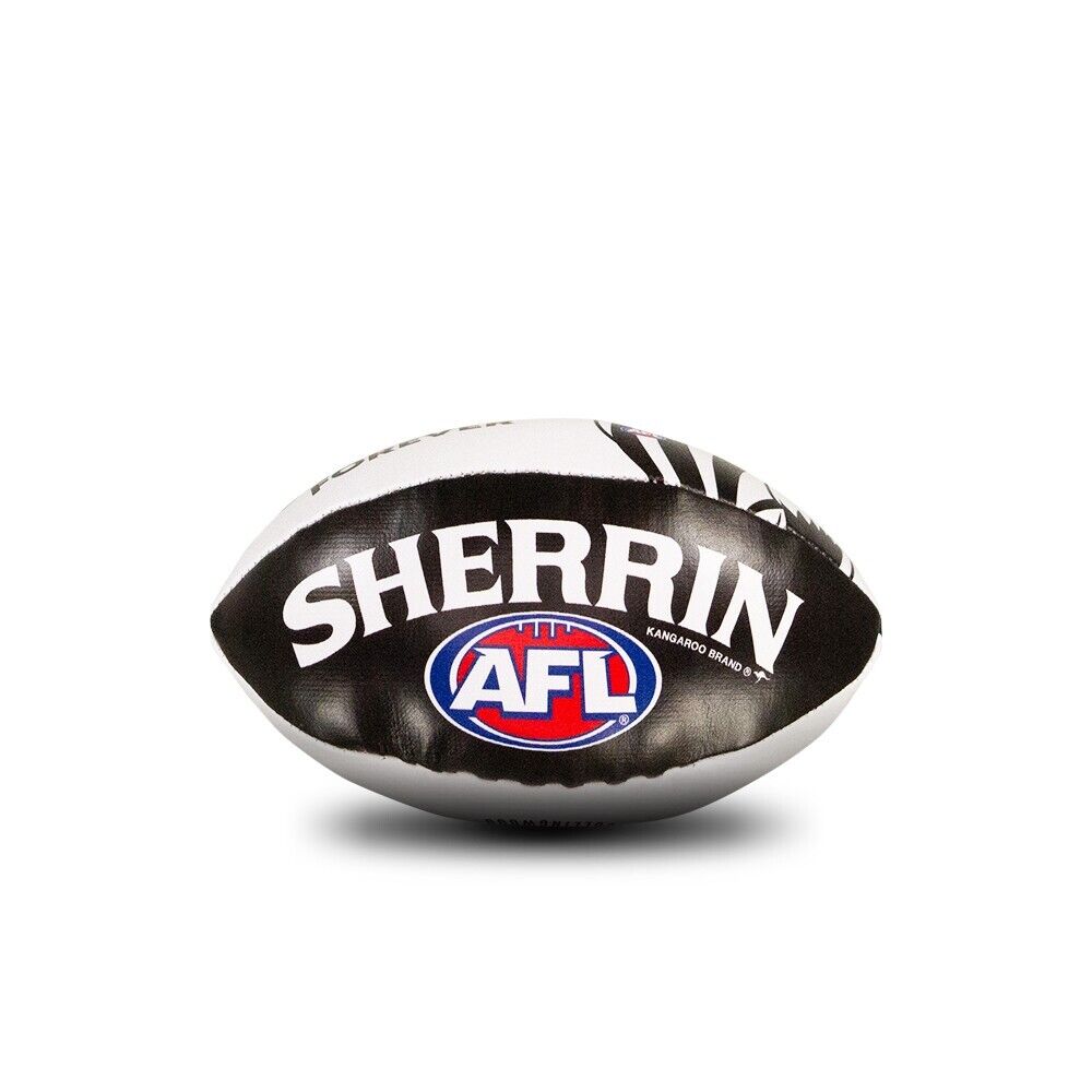 AFL Mini Supporter Sponge Football - Collingwood Magpies - Ball