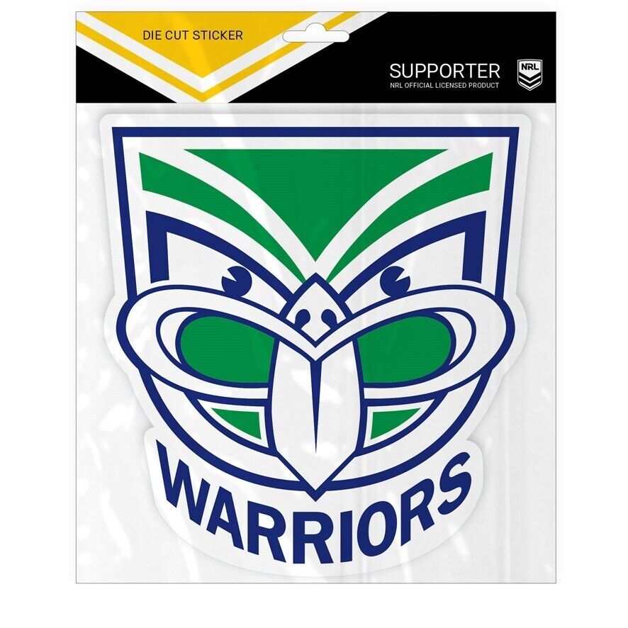 NRL Logo Sticker - New Zealand Warriors - 25cm x 21cm Decal