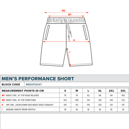 NRL Panel Performance Shorts - West Tigers - Supporter - Adult - Mens