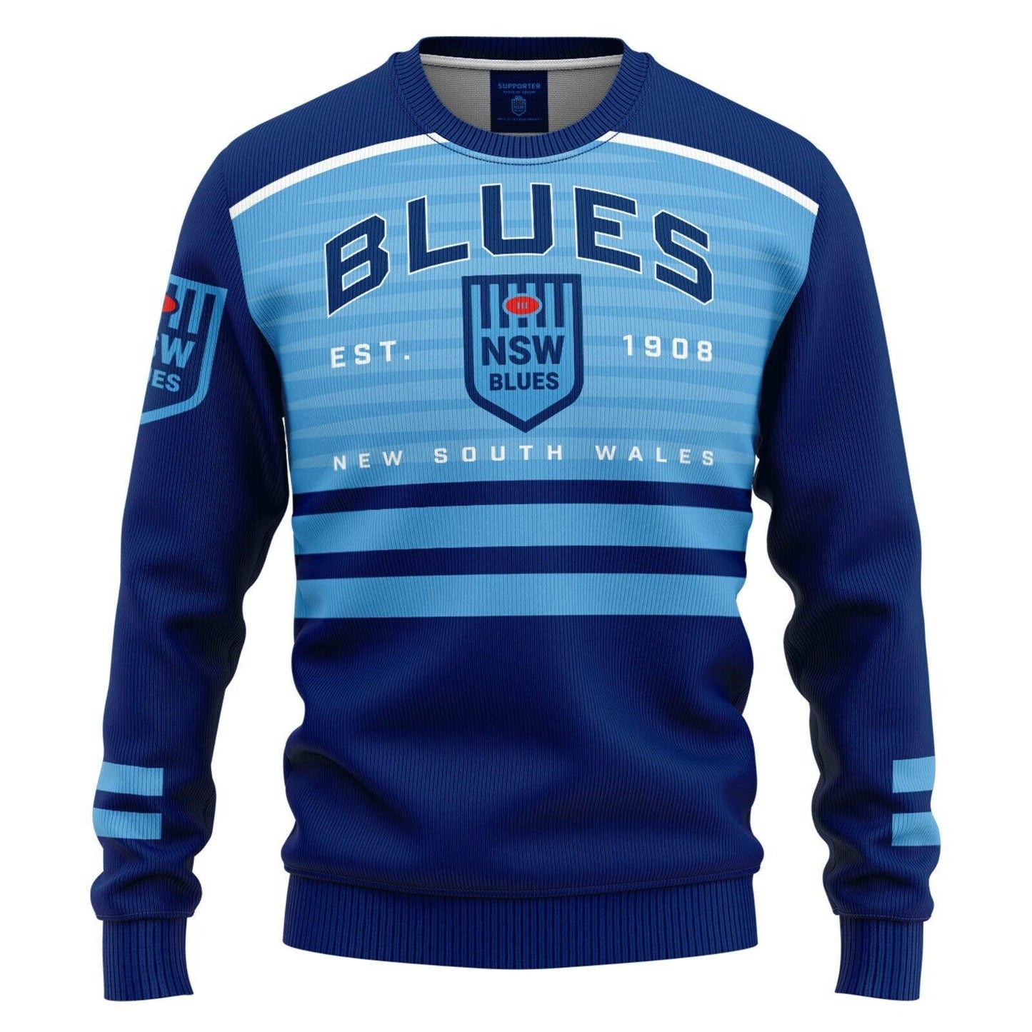 NRL Kids 'Victory' Pullover - New South Wales Blues - NSW - Infant Baby - Jumper