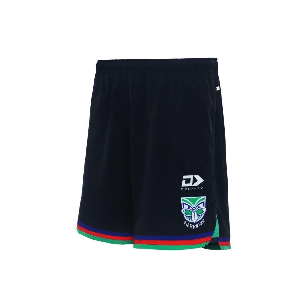 NRL 2024 Gym Shorts - New Zealand Warriors - Navy - Adult - DYNASTY