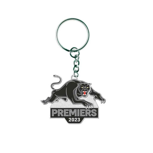 NRL Premiers Logo Key Ring - Penrith Panthers - Keyring - Rugby League - TROFE