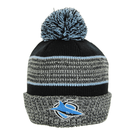 NRL Blitz Beanie - Cronulla Sharks - Winter Hat - Adult - OSFM