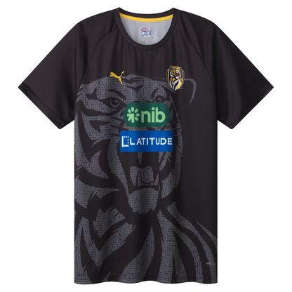 AFL 2025 Training Tee - Richmond Tigers - Adult - Mens