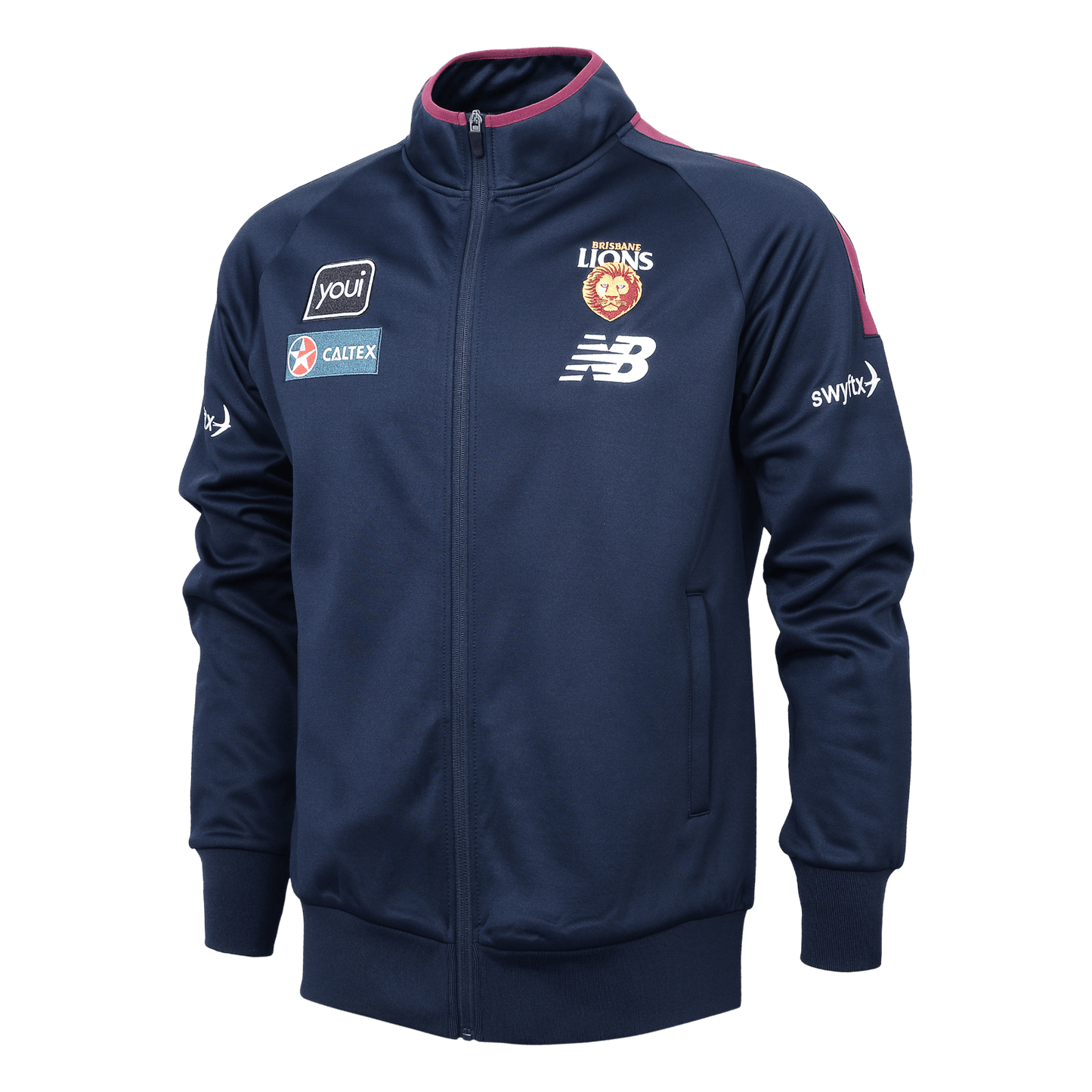 AFL 2024 Track Jacket - Brisbane Lions - Adult - Mens