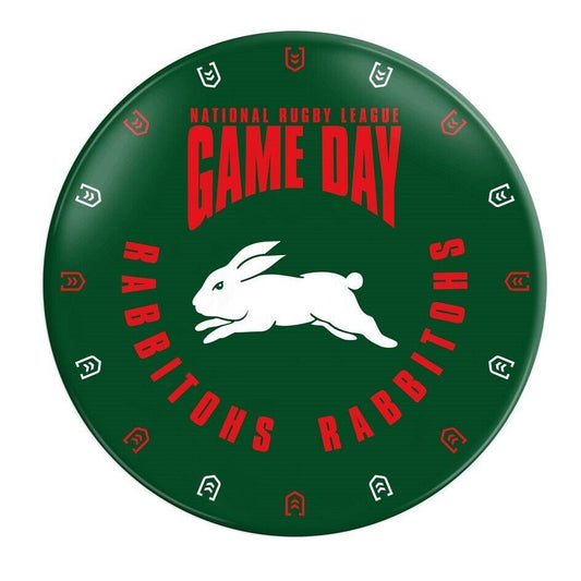 NRL Snack Plate - South Sydney Rabbitohs - 20cm diameter - Melamine - Single