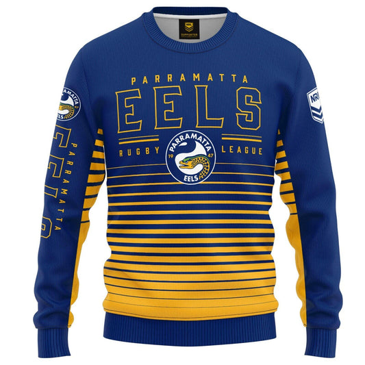 NRL Kids Game Time Pullover - Parramatta Eels - Infant Baby - Light Jumper