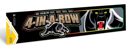 NRL 2024 PREMIERS BUMPER STICKER DECAL - PENRITH PANTHERS - ETA OCT 2024 - PH1