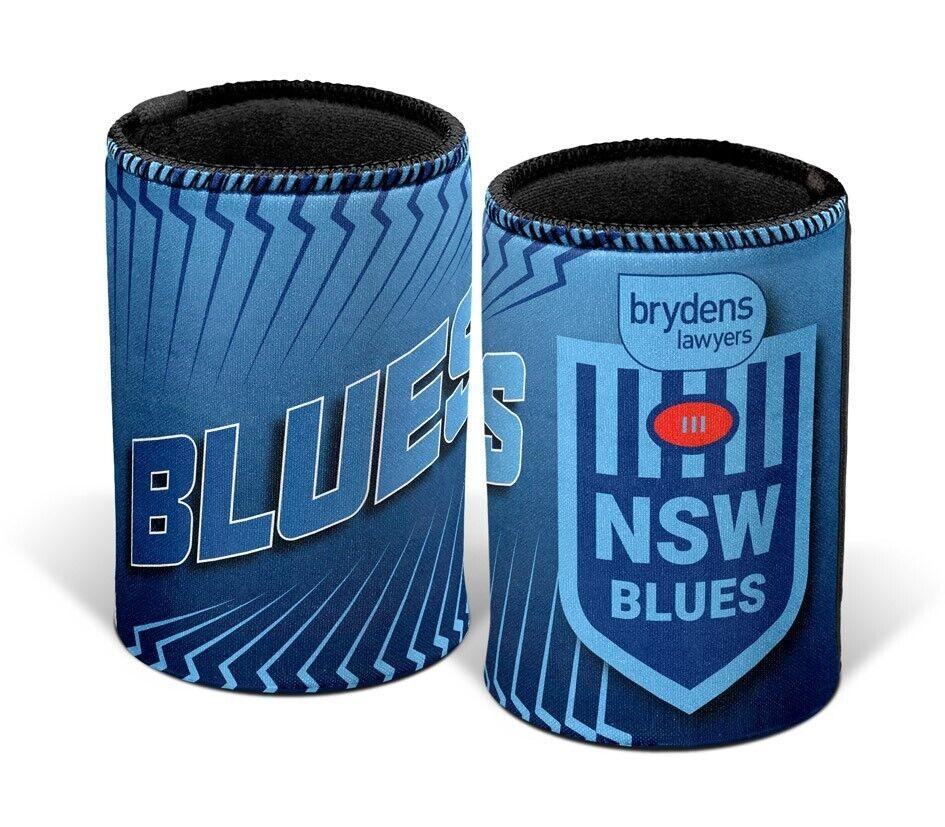 NRL Logo Stubby Can Cooler - New South Wales Blues - Drink - NSW - Holder