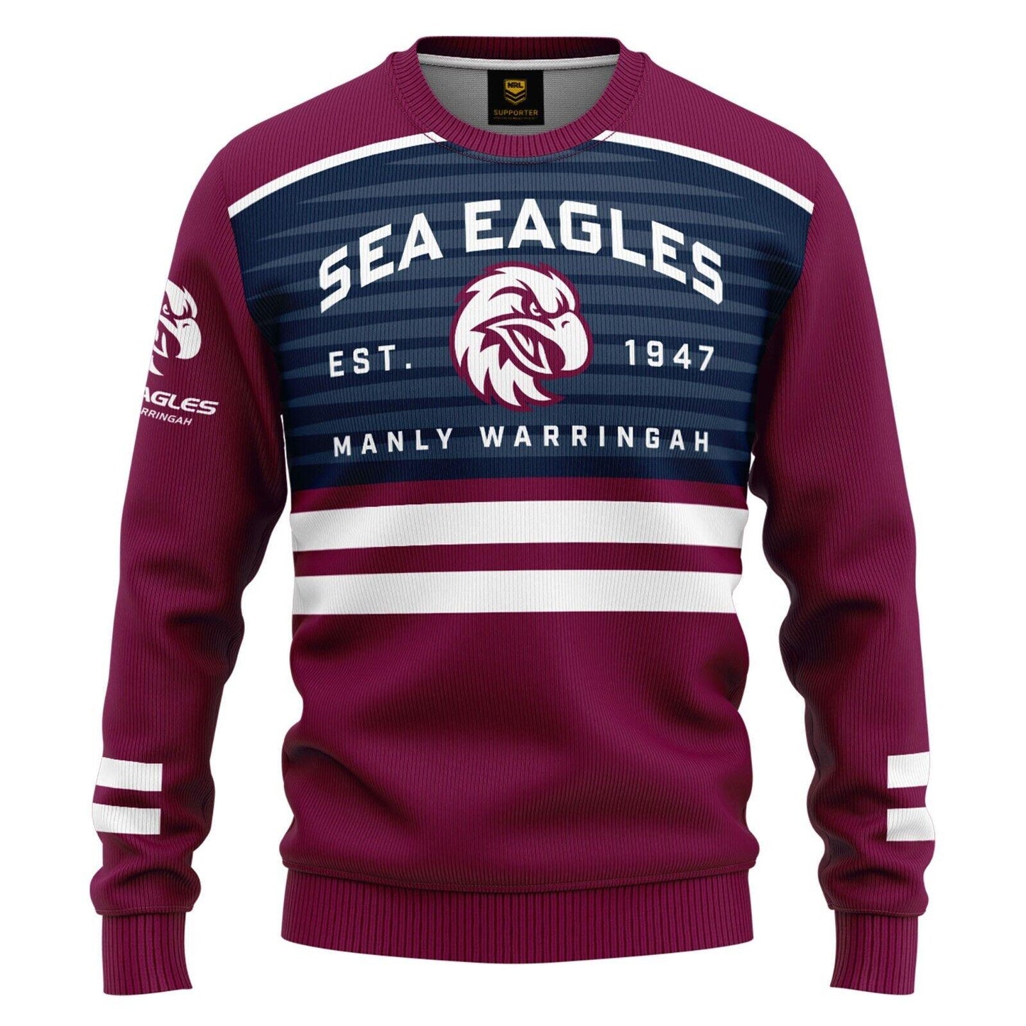 NRL Kids 'Victory' Pullover - Manly Sea Eagles - Infant Baby - Jumper